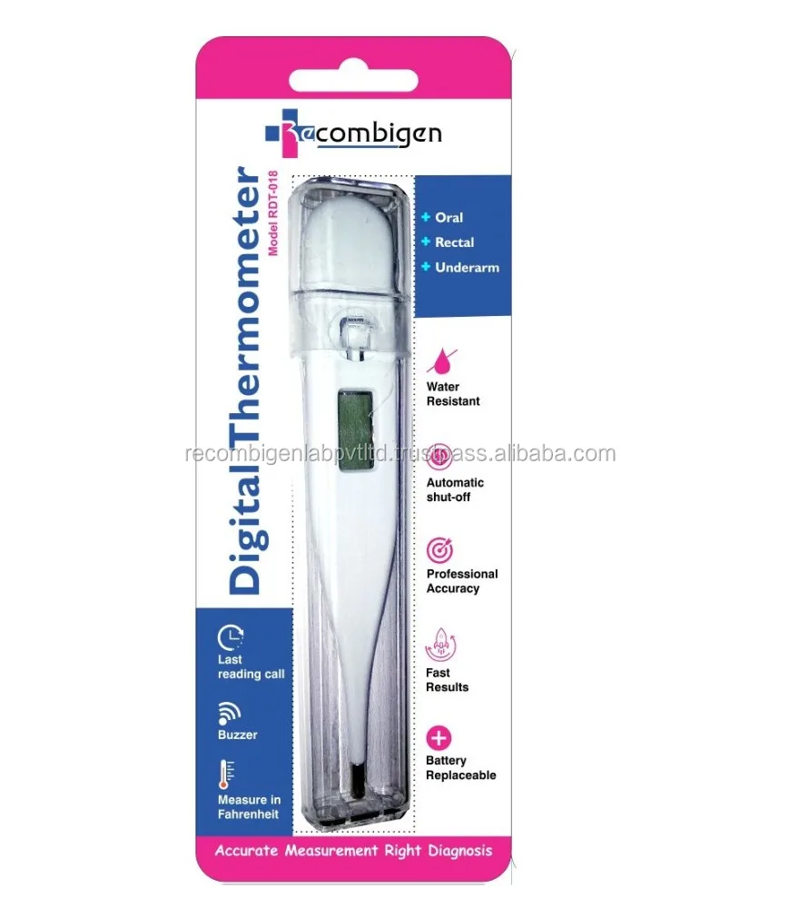 
Electronic Waterproof Flexible Fast Reading Baby Digital Thermometer 
