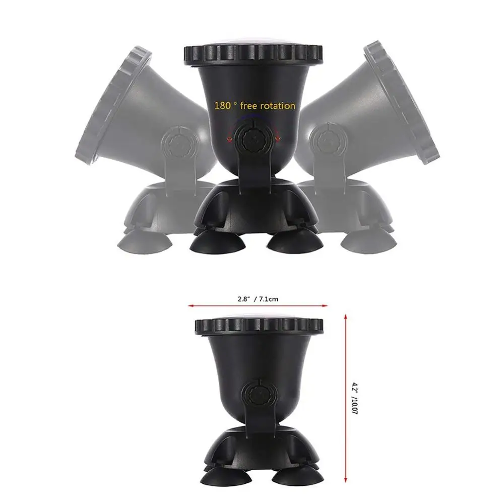 IP68 Underwater Waterproof RGB Aquarium Light SpotLight Fish Tank Light Coral Reef Light Decoration Remote Control