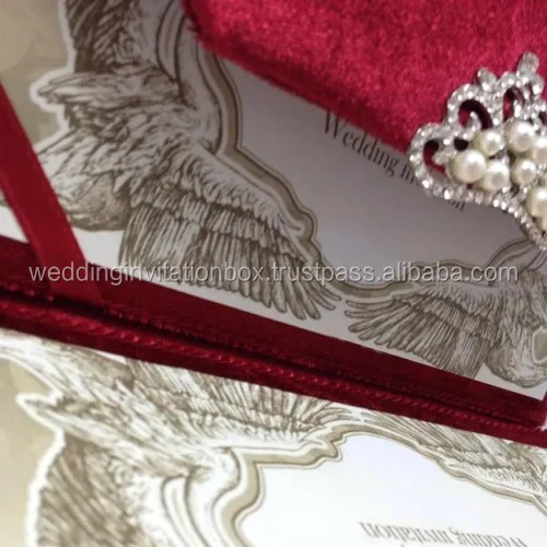 Luxury Velvet Invitation For Christening, Wedding, Baptism + Traditional Jewish Wedding