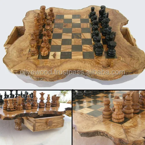 
Olive Wood Chess Board 