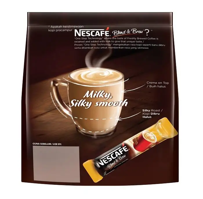 Wholesale Nestle Nescafe Mild Blend and Brew 3 in 1 Instant Coffee Powder Malaysia