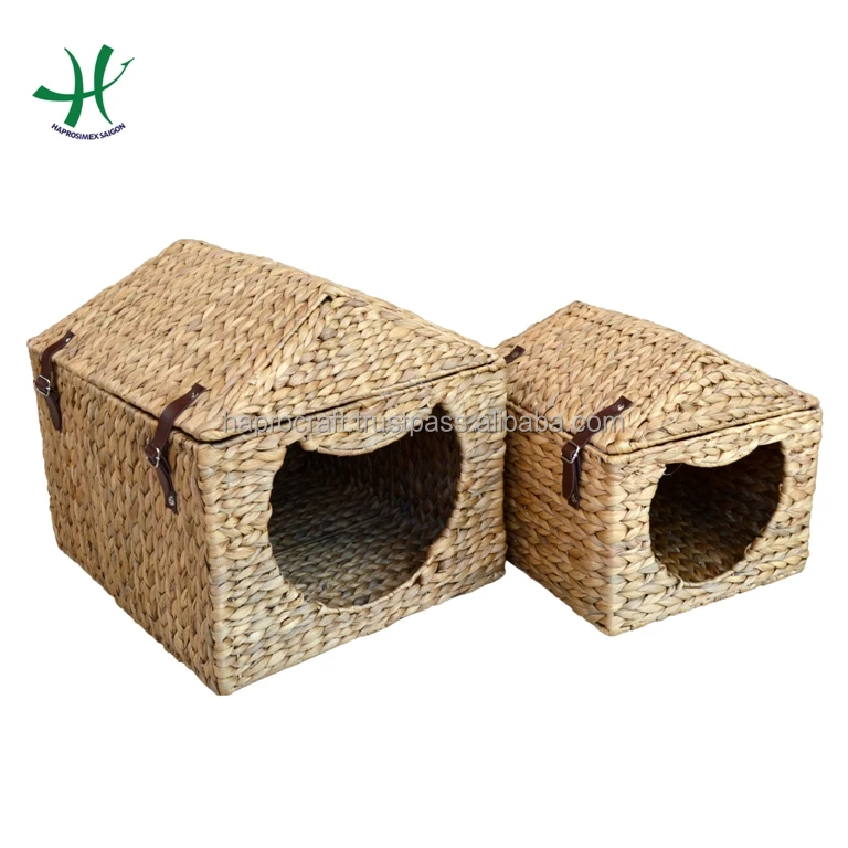 High quality weaving pet house/ Pet cage with natural material/ Cat houses pet accessories