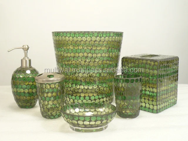 Luxury Marble Bathroom Decorations Bathroom Accessories Set of 4 Pc