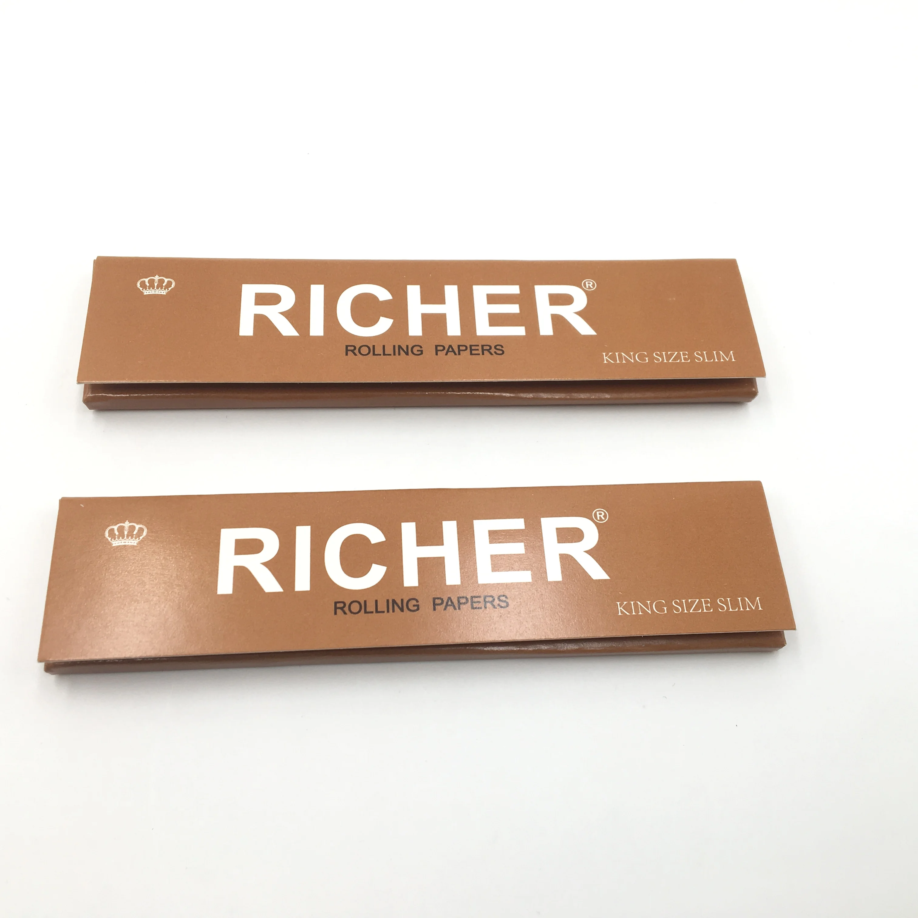 
RICHER brand Brown Package Unbleached blend hemp Rolling Papers  (50046204636)