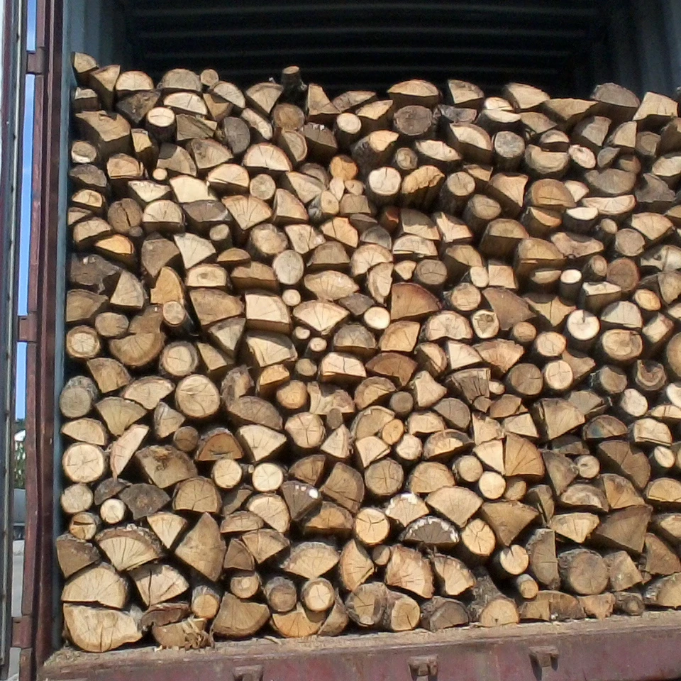 
 Высушенные в печи дрова из твердых пород дерева FSC сертифицированный 10-15% влаги дуба бука золы  