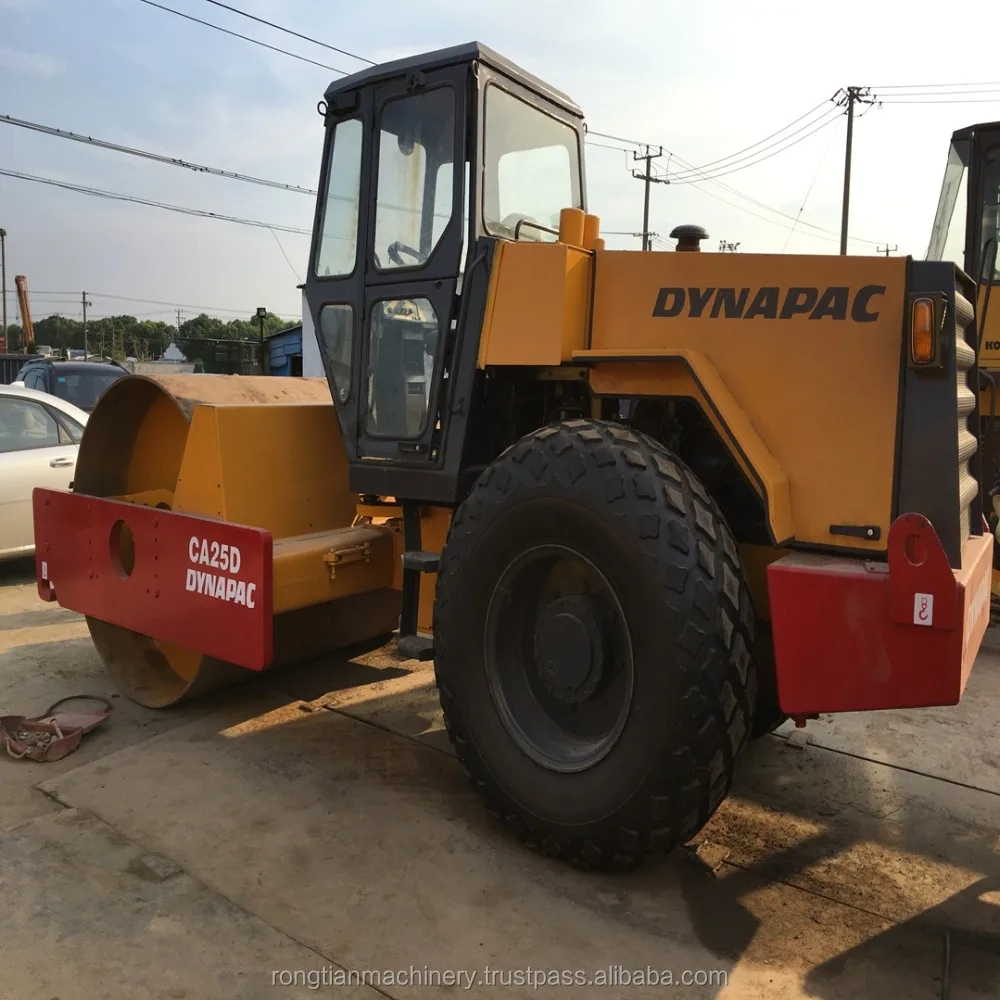 Подержанный дорожный каток dynapac CA25D, 10 тонн, продажа на площадке в Шанхае