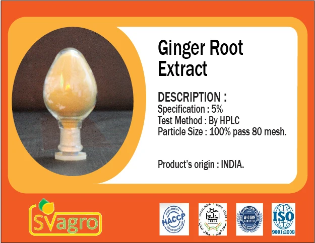 Высококачественный экстракт имбиря Zingiber Officinale