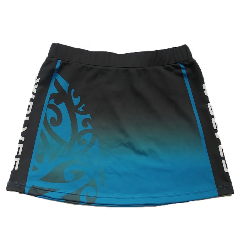 
Custom sublimation slim fit fashion skirts and tops netball uniforms girls with bibs 