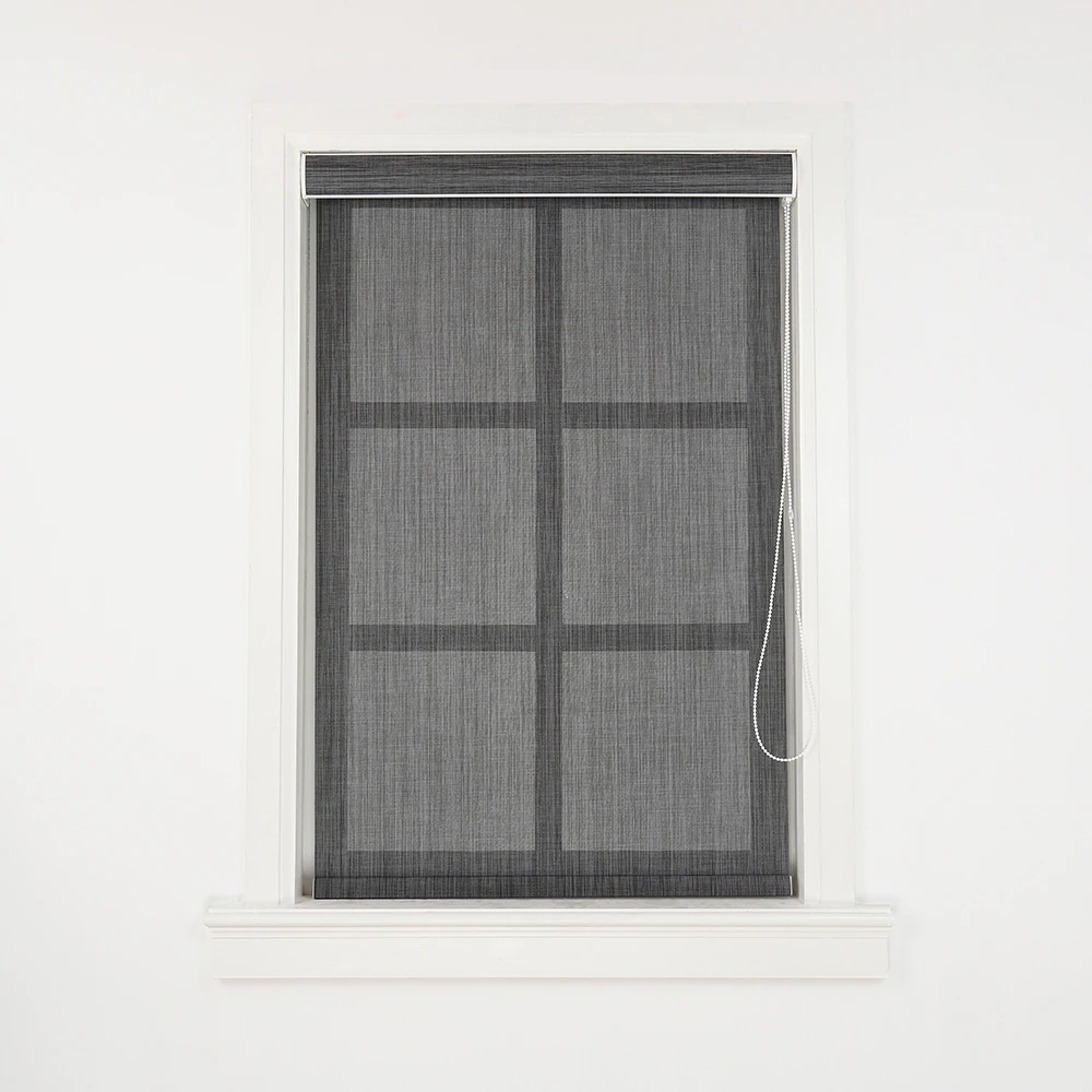 Factory supply 38mm tube 5 openness solar blinds sun screen roller blind fabric sunscreen