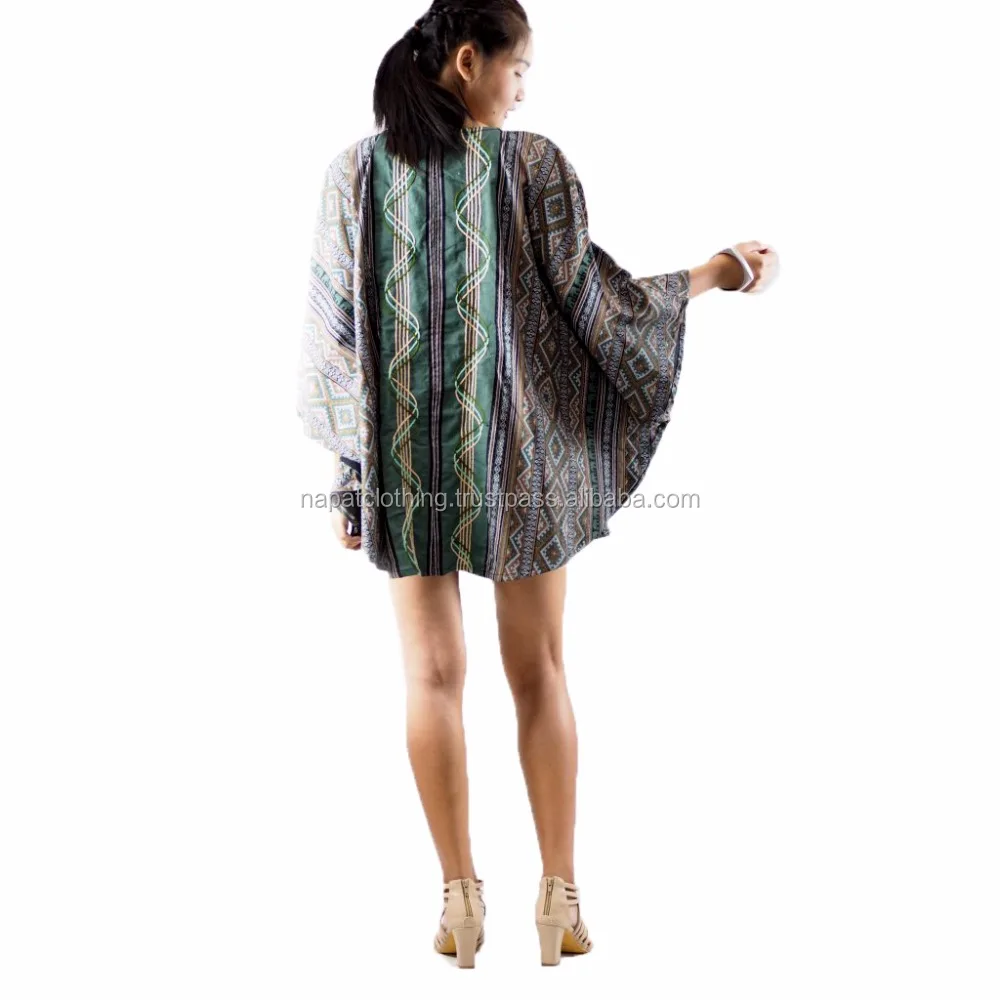 NAPAT Women Cotton Blouse Ruffle Bat wing Short Sleeve ladies formal shirt design