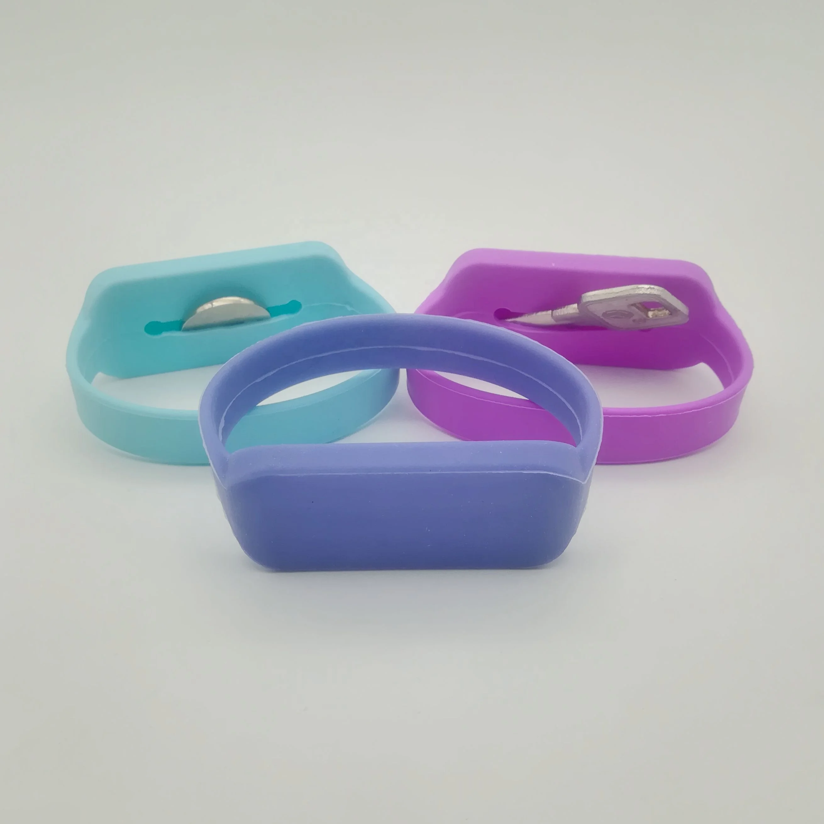 Силиконовые Цветные напечатанные на заказ логотипы спортивные бумажные деньги монета ключ карманный браслет s