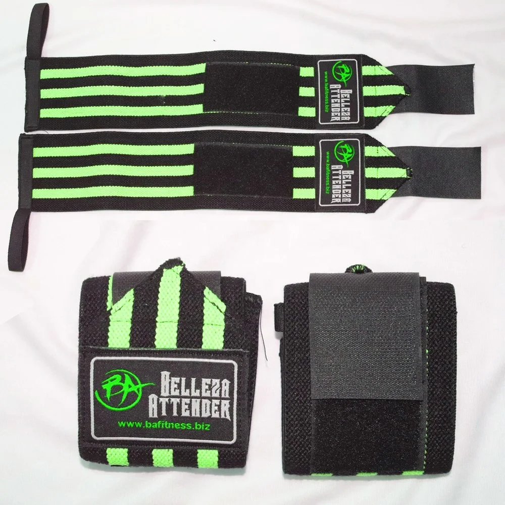 Bodybuilding wrist wraps different strength Extra Heavy Duty Weightlifting Wrist Wraps