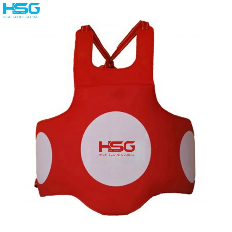 OEM Wholesale Professional Boxing Training Chest Protector Belly Guard Chest Protection Chest Guard MMA Kick Boxing Training PK