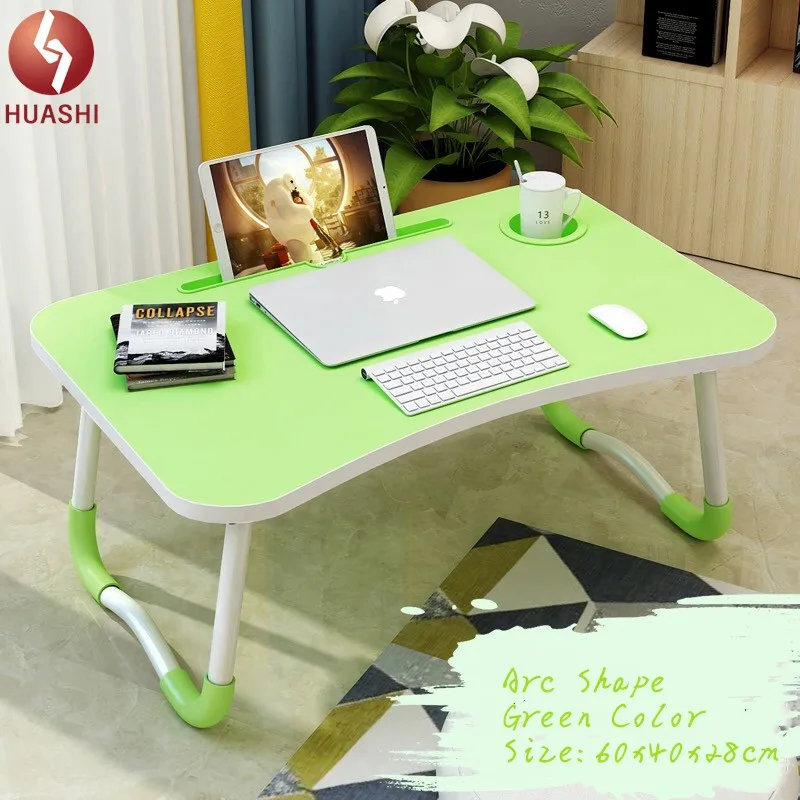 Portable MDF Laptop Stand Foldable Desk Notebook Table Laptop Bed Tray Bed Table