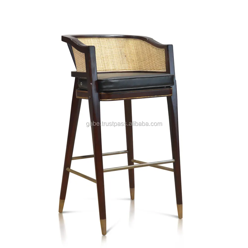Bar Stools Singapore with Rattan, Bar Stools, Modern bar stools