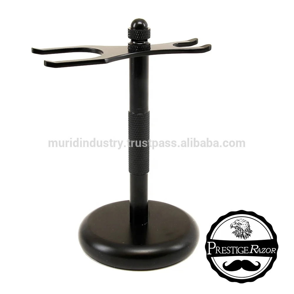 Traditional Black Razor _ Brush Stand