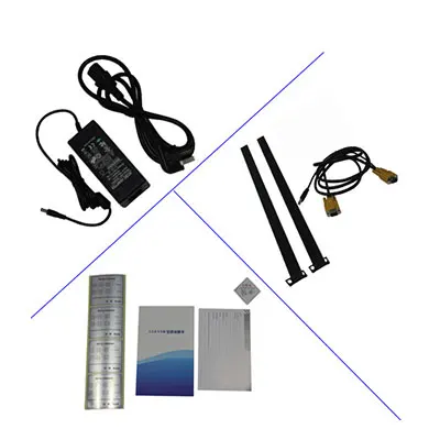 
4ports/8ports/16ports 1u Rackmount 17 LED COMBO KVMSwitch 