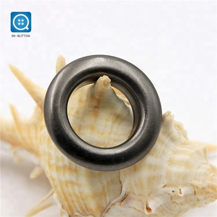 custom different colors soukou sliver copper jacket jeans wear eyelet metal ring button for swimwear