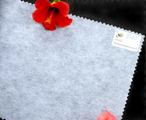 Newest FABRIC microdot fusible interlinings elastic non woven interlining