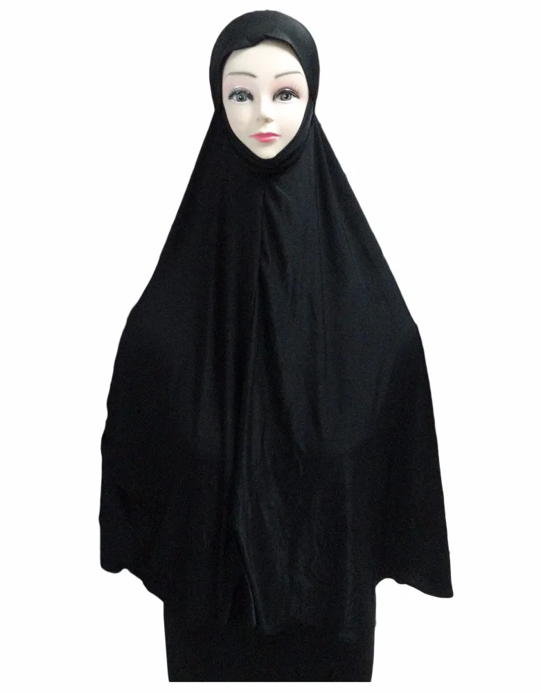Niqab Hijab Long Chaadri / Hajj & Umrah Wear Islamic Headscraf / Black Plain Hijab Designs 2017 (scarves scarf stoles hijab)