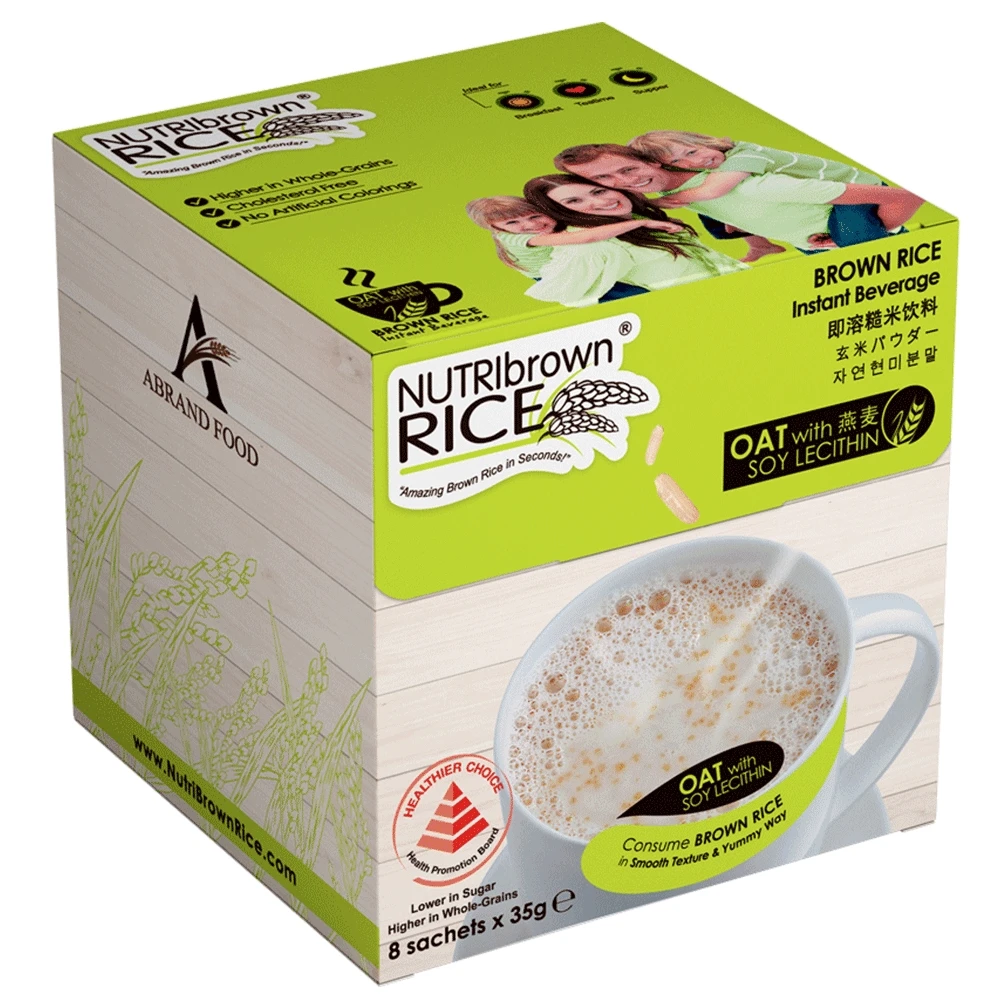 
Instant Brown Rice Drink Beverage Oat with Soy Lecithin Flavor 