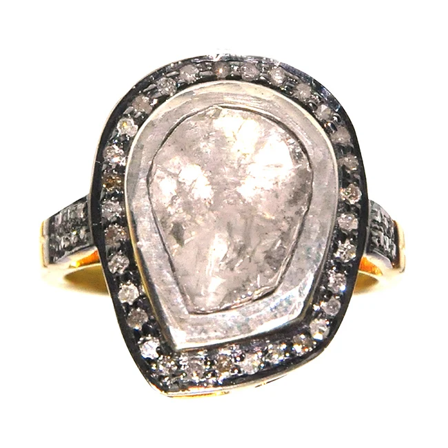 18k White Rose Gold Wedding Ring Diamond Solitair Engagement Ring Fine Jewelry Real HPHT Lab Made Diamond Engagement Ring Women