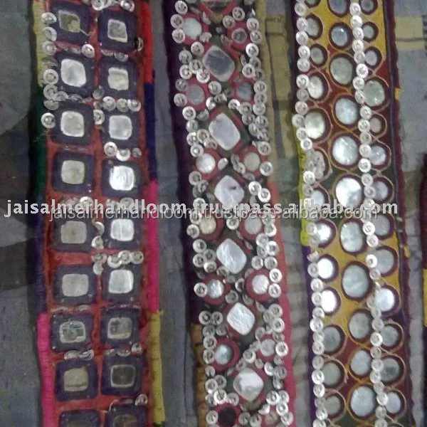 
belly dancers belts with mirror work 