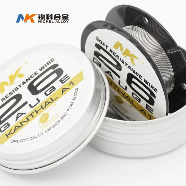 NK best quality awg 20 22 24 26 28 30 32 34 36 38 40 42 gauge A1 vape wire for ecig
