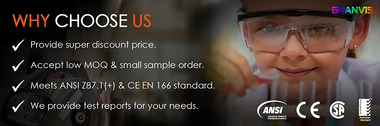 
ANSI Z87.1 Factory work safety goggle 