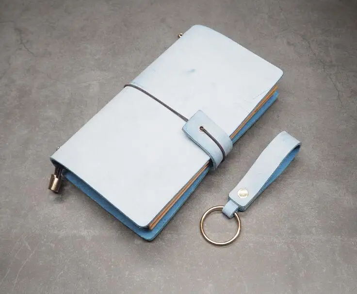 Vegetable tanned leather handmade notebook  Cover