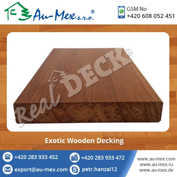 Solid Exotic Teak Wood Decking Hardwood Outdoor Boards for Outdoor & Model Application on Sale!