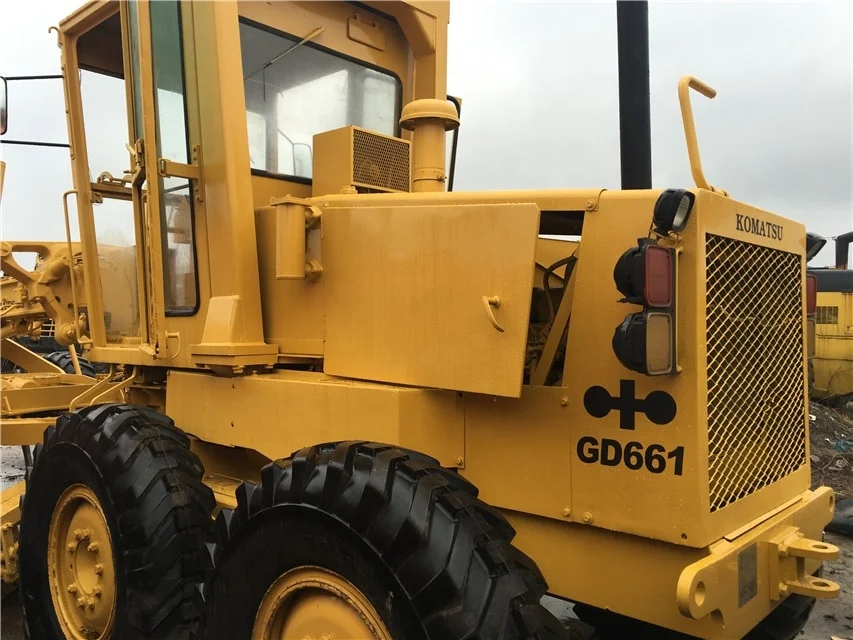 
Japan original negotiable price used Komatsu GD661A-1 motor grader GD661 in condition <span style=