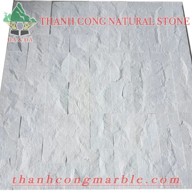 Ivory White Marble Mushroom Stone Tiles Natural Exterior Wall Cladding for Interior and Exterior Use