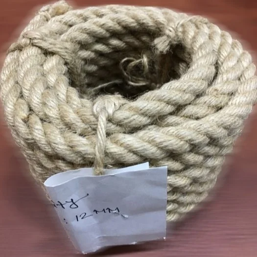 Hard twisted Jute Rope, Jute Twisted Cord, 100% Recyclable 4~50 mm