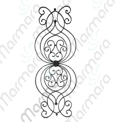 
Cheap Wrought Iron Decorative Panel rosette forged flower for Fence Gate Ornaments Turkish Made Component - Marmara 