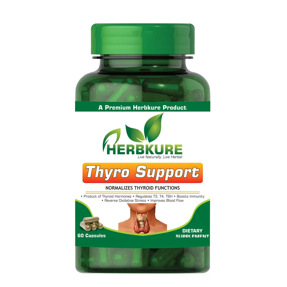 
Milk Thistle, Ashwagandha & L-Tyrosine Thyro Support Capsules 