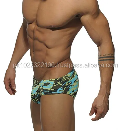 Mens Solid Swimming Shorts Body Bikini Swimsuit Briefs New Hot
