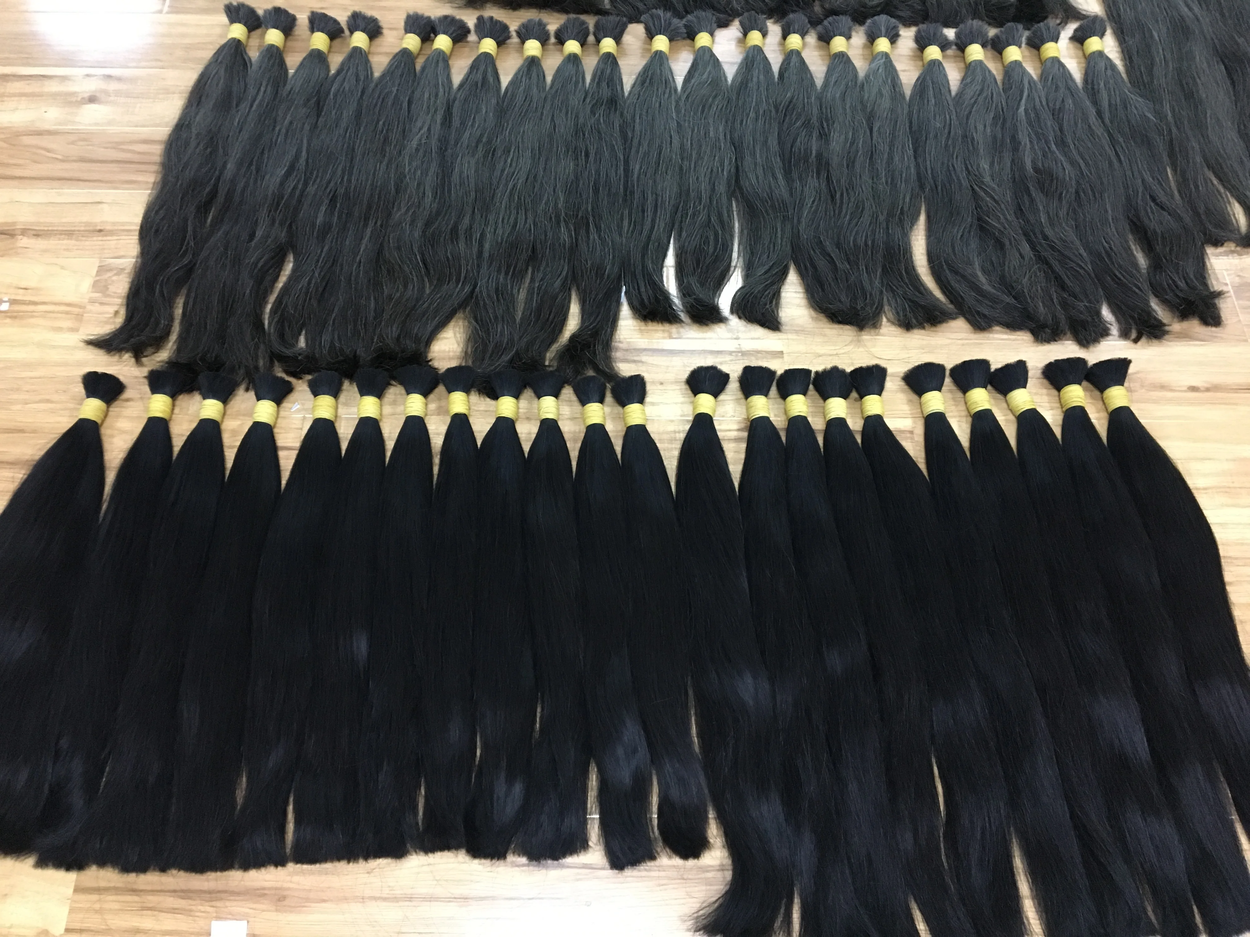 Wholesale Human Hair Bulk Cheap Price SIngle Drawn Double Drawn Braiding Hair