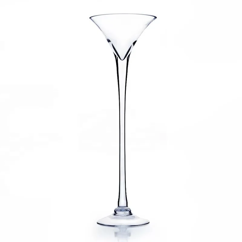 
Decorative Long Stem Martini Wine Glass Vase floor vase 