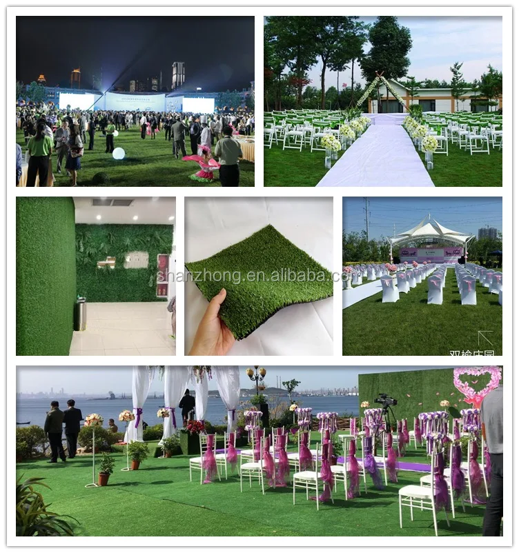 Hot Sale Event Floor Removable Artificial Grass Carpet flooring cover camping grass decorative grass carpet