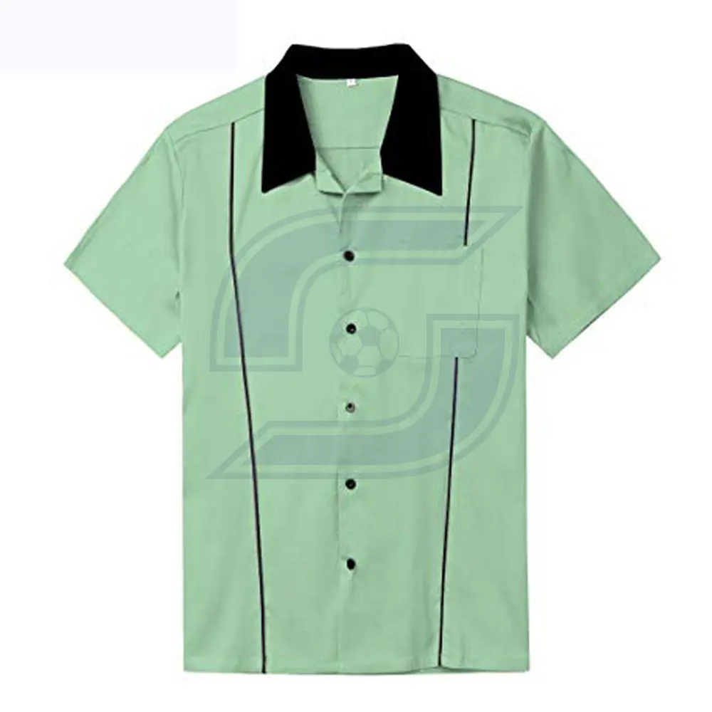 Wholesale Custom Made Men Bowling Shirt