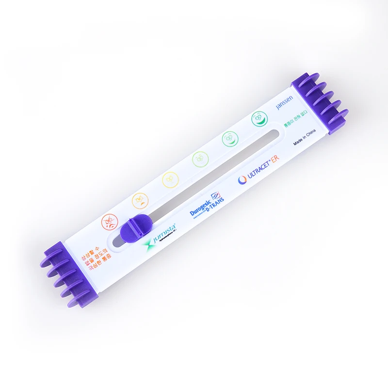 Рекламная линейка с определением абсолютных определений для измерения боли в докторском стиле