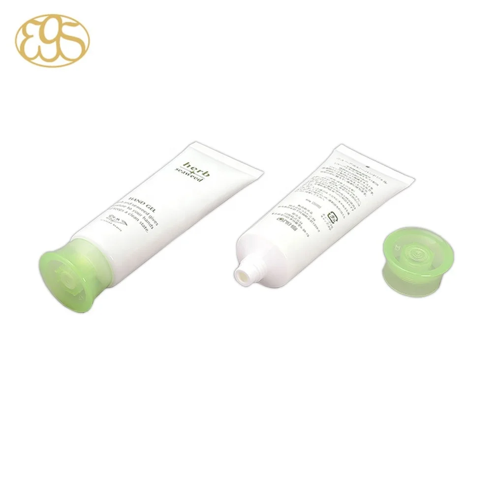 Cosmetic tube for hand body cream gel or lotion