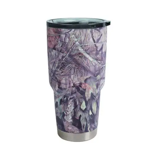 30oz Insulated Double Walled 18/8 Stainless Steel Tumbler Mug With Air Transfer Painting