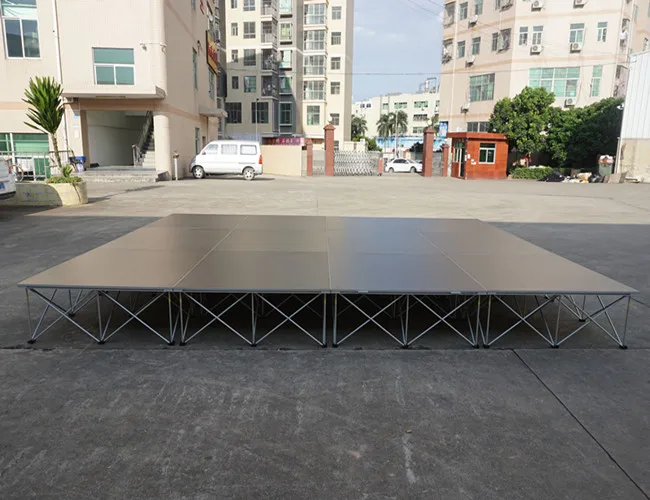 portable stage raised platform stage with stage risers