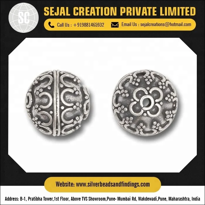 Высококачественные бусины из стерлингового серебра