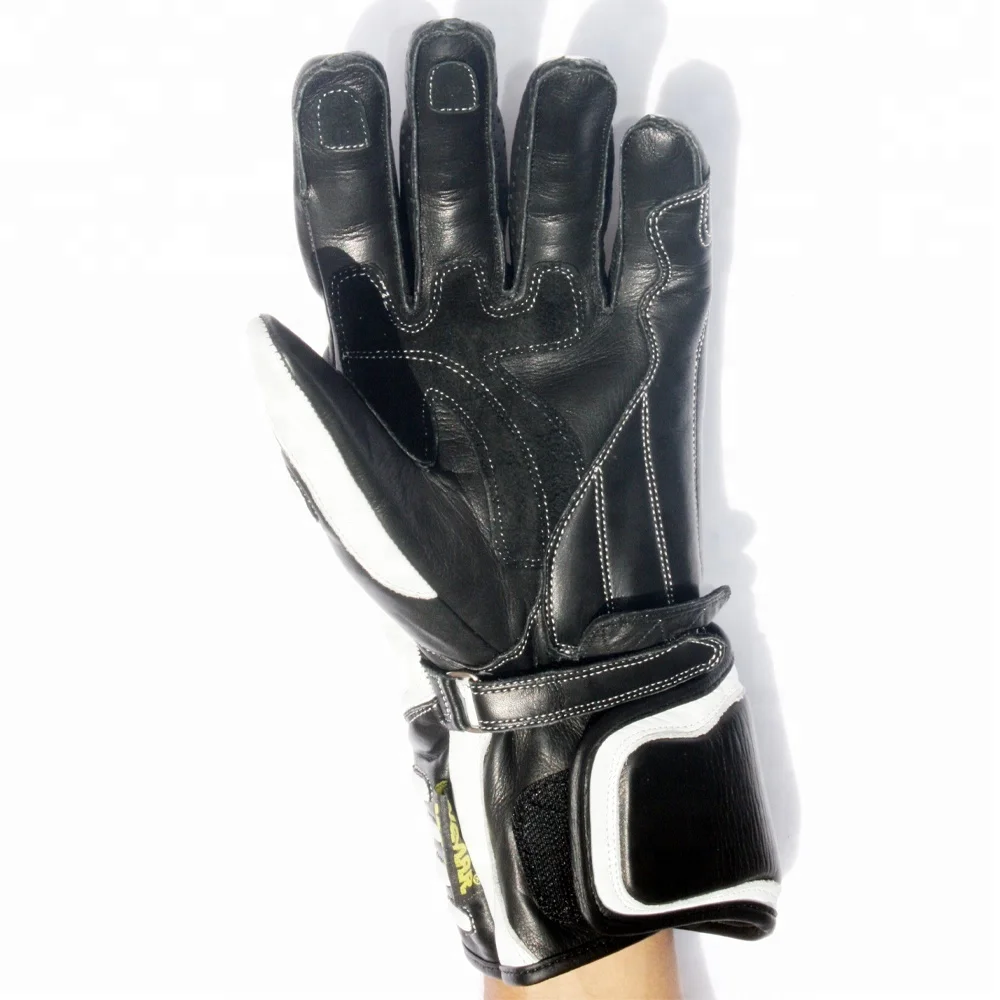 Best selling cow hide Genuine leather motorbike racing gloves USA 2023