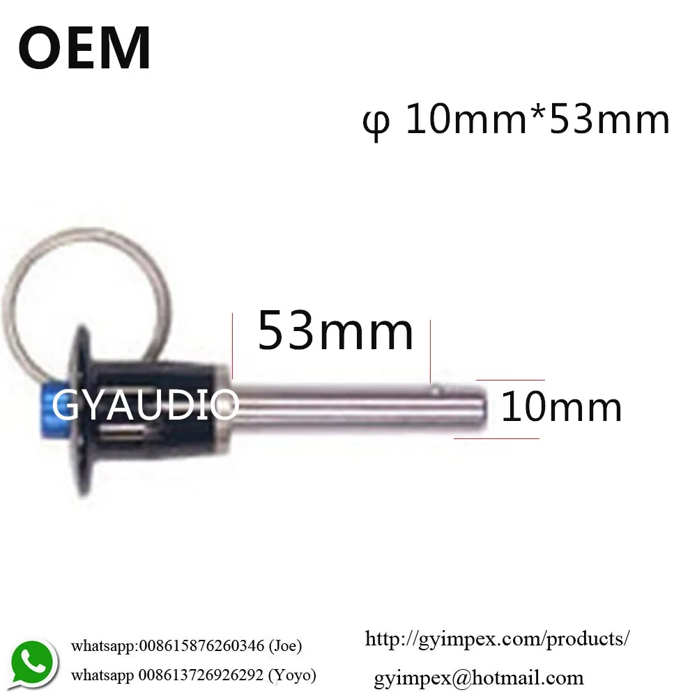 pqr831 speakers Quick Release Pin, line array pins 8mmX31mm