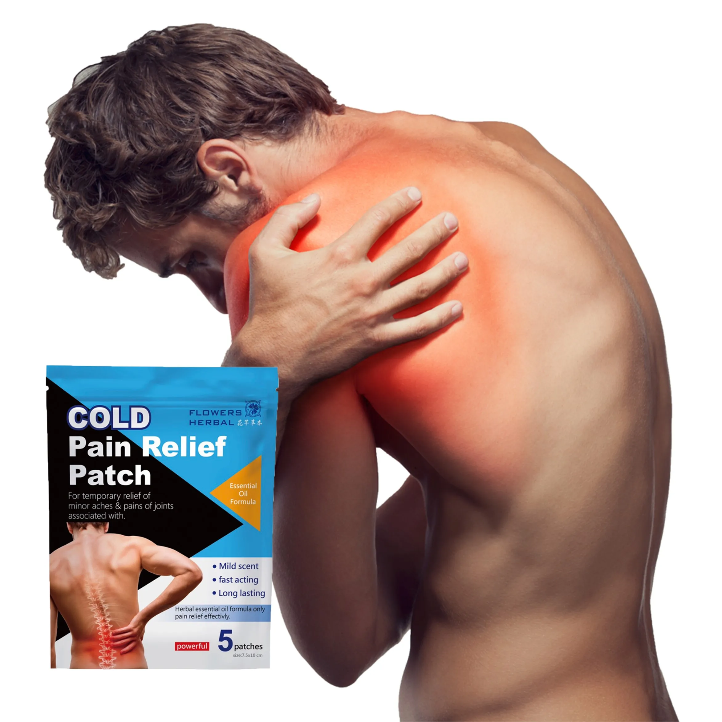 Custom back herbal enstrual heat pain relief patch