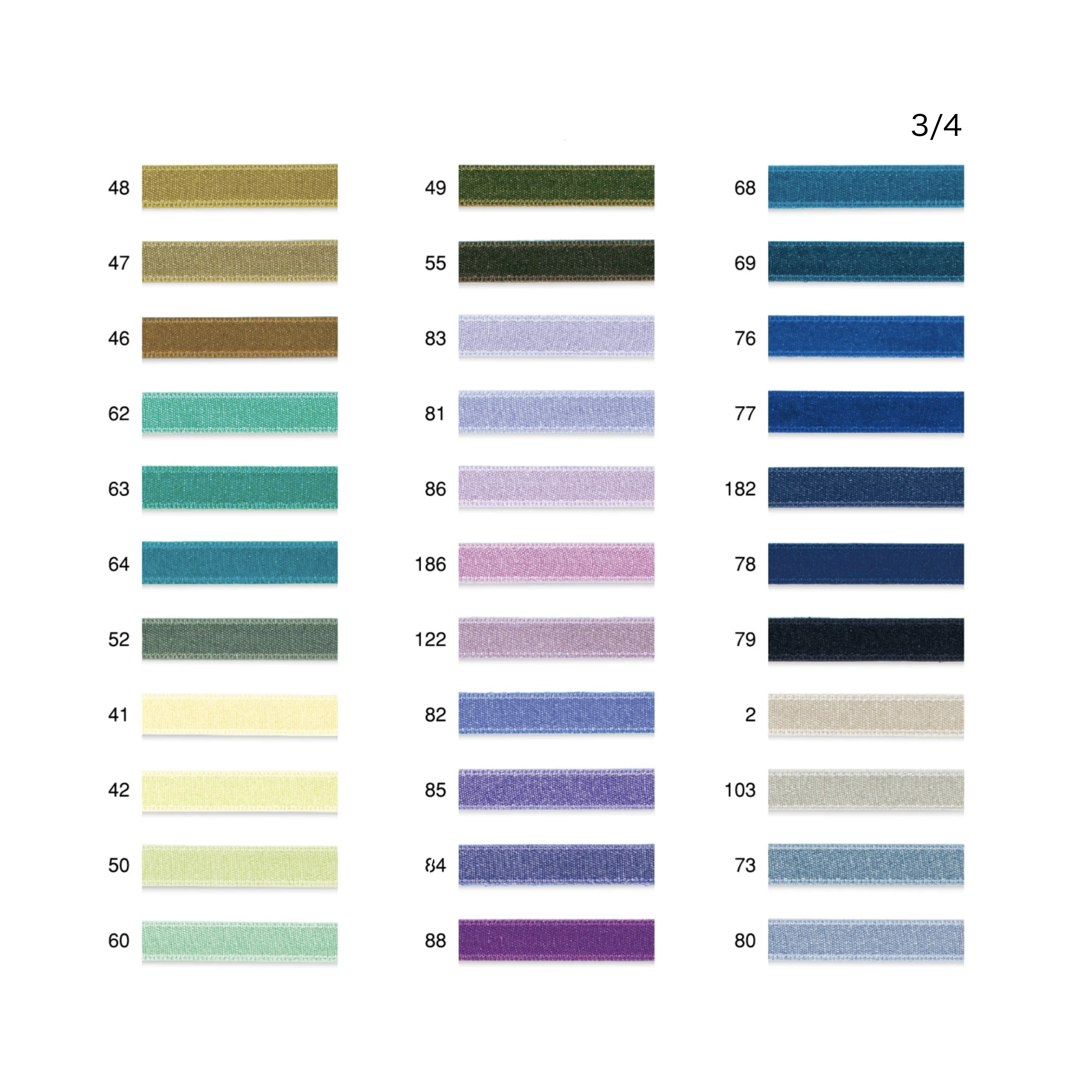 Premium silk ribbon made in Japan , various colors available.